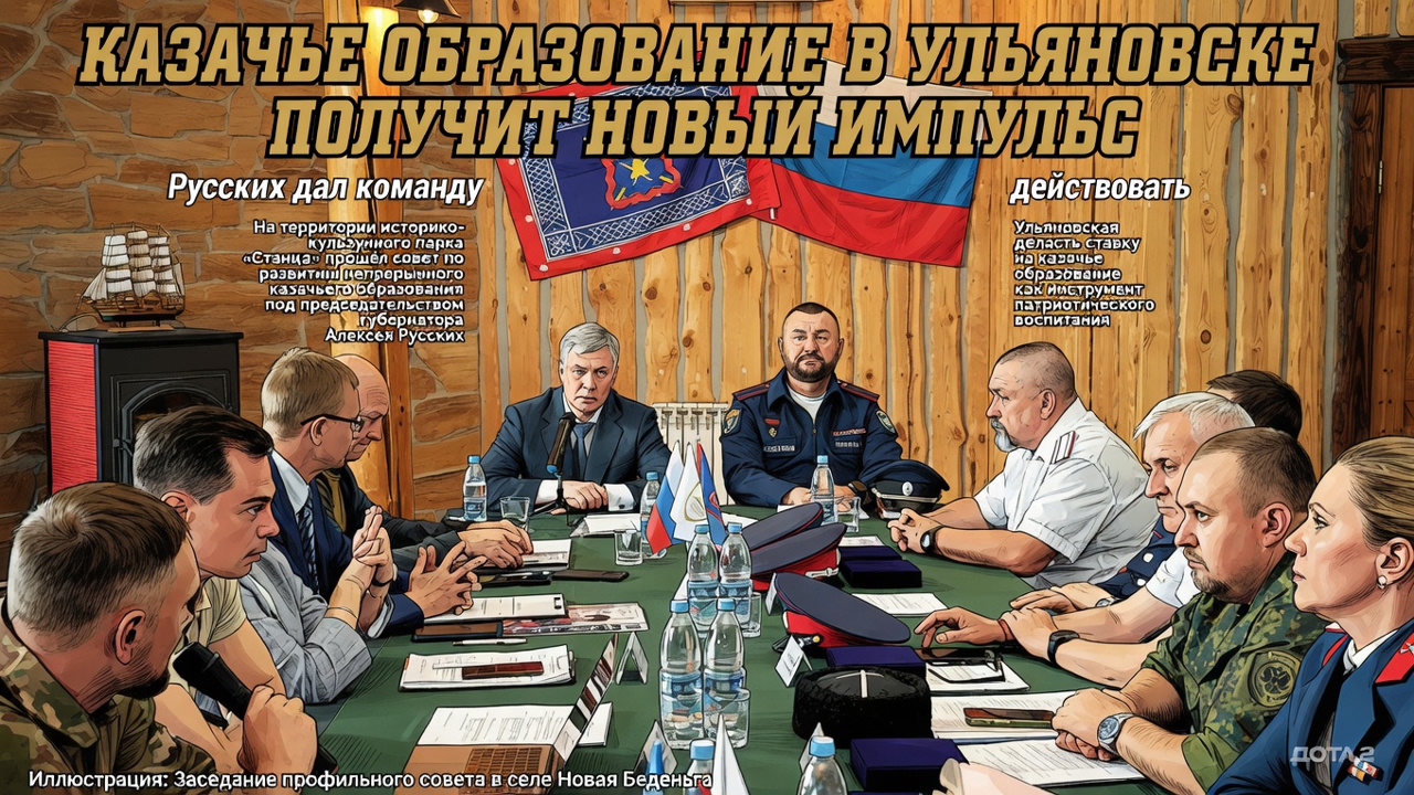 Казачье образование в Ульяновске получит новый импульс. Русских дал команду действовать